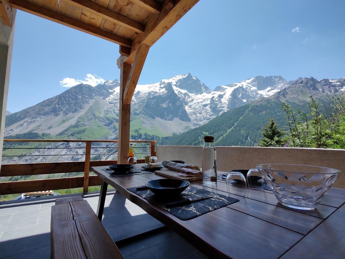 Chalet La Gave/La Meije La Grave Exteriör bild